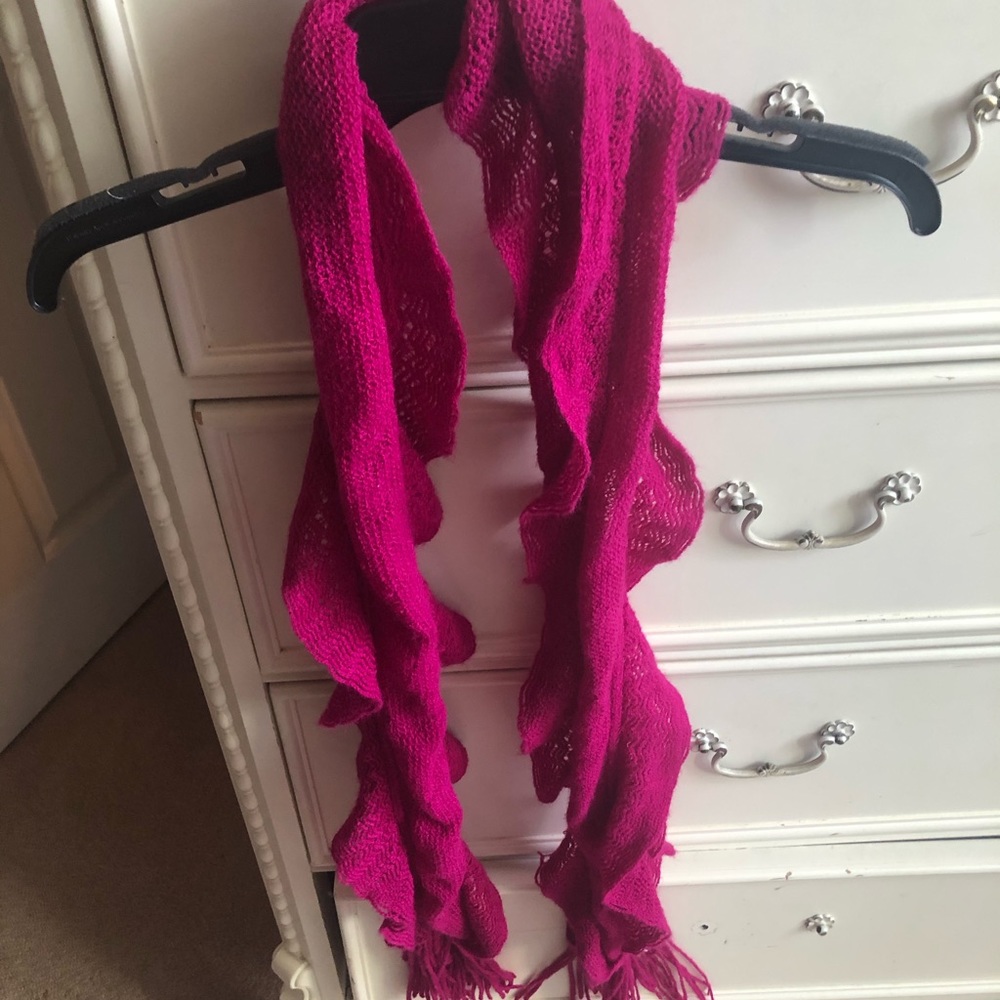 Pink scarf